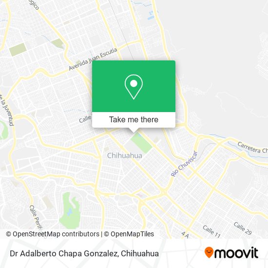 Dr Adalberto Chapa Gonzalez map