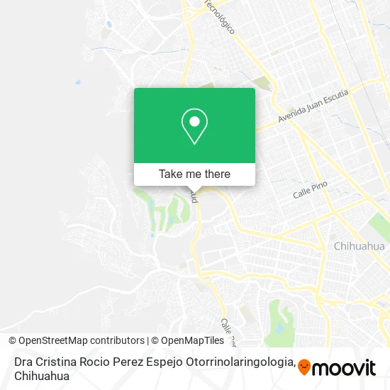 Mapa de Dra Cristina Rocio Perez Espejo Otorrinolaringologia