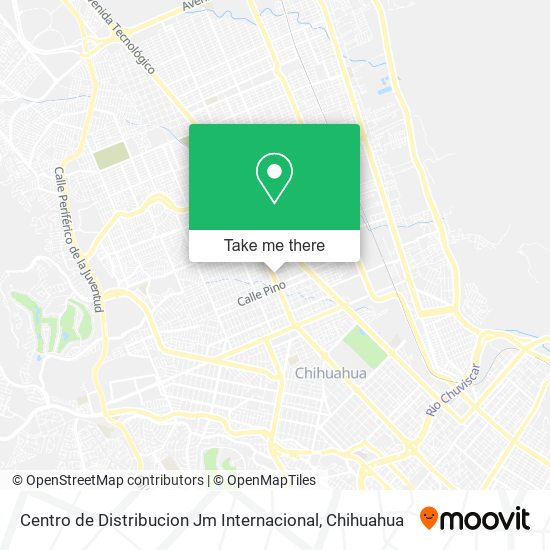 Mapa de Centro de Distribucion Jm Internacional