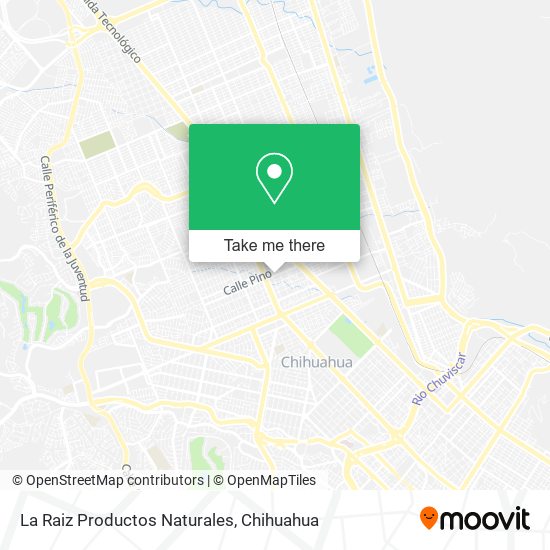 La Raiz Productos Naturales map
