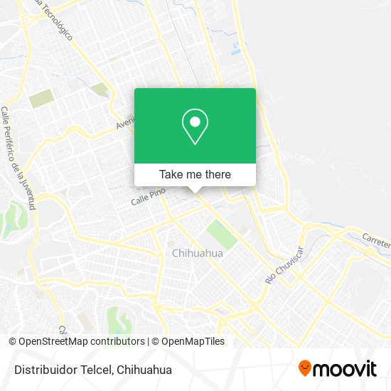 Mapa de Distribuidor Telcel