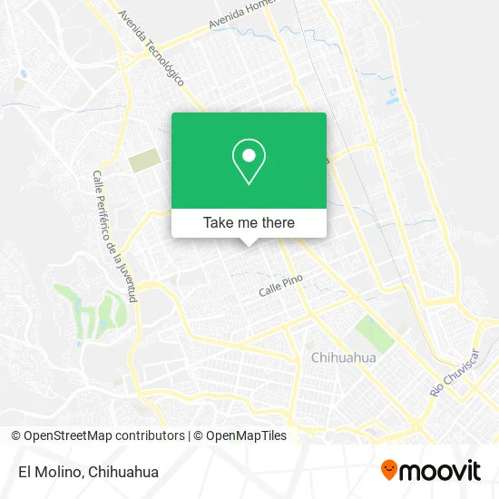 El Molino map