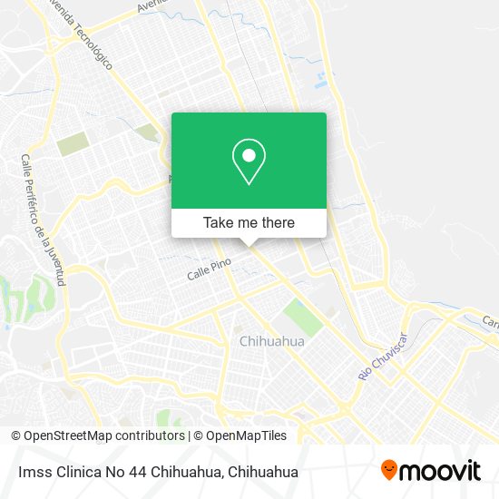 Imss Clinica No 44 Chihuahua map