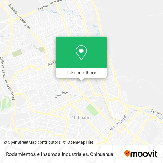 Mapa de Rodamientos e Insumos Industriales