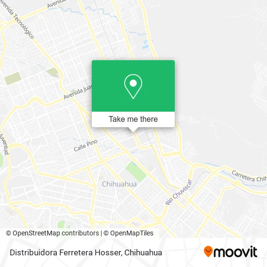 Mapa de Distribuidora Ferretera Hosser