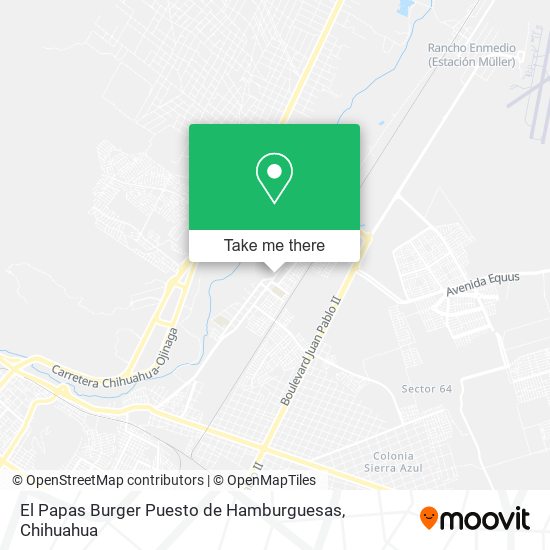 El Papas Burger Puesto de Hamburguesas map