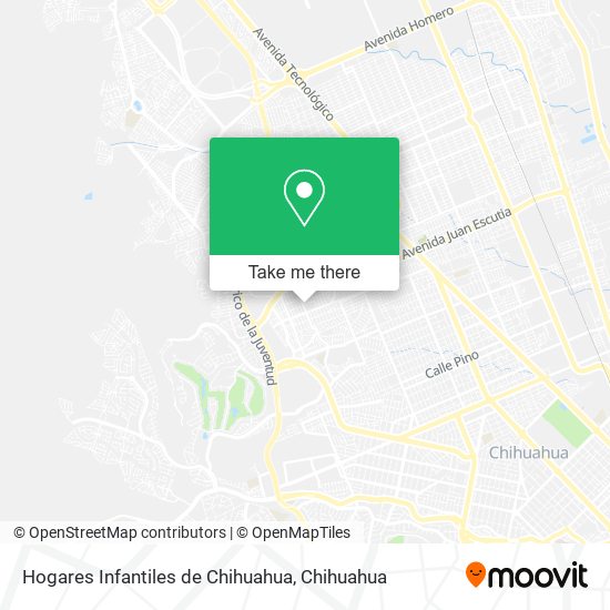 Hogares Infantiles de Chihuahua map