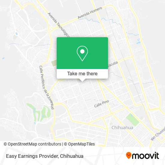 Easy Earnings Provider map