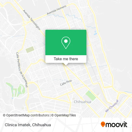 Mapa de Clinica Imatek