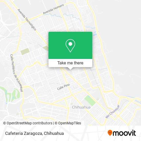 Mapa de Cafeteria Zaragoza