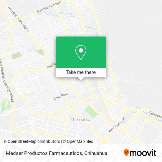 Mapa de Medser Productos Farmaceuticos