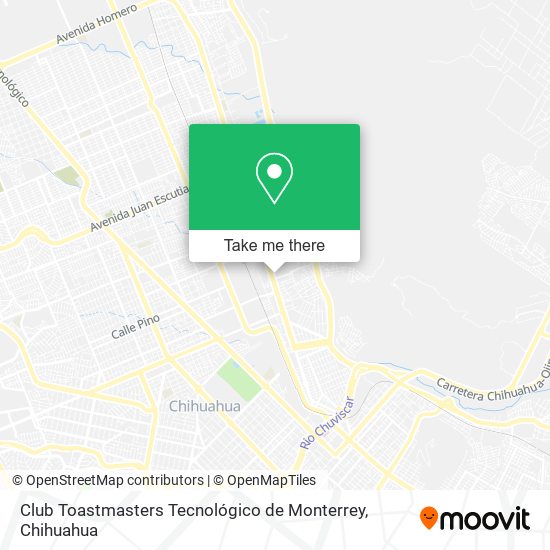 Mapa de Club Toastmasters Tecnológico de Monterrey