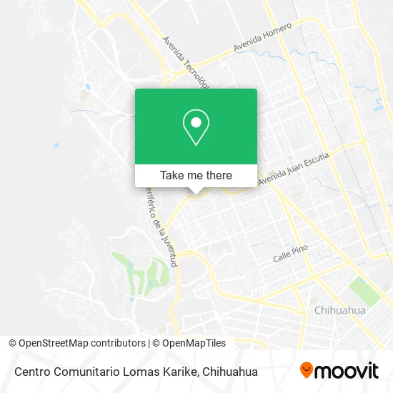 Centro Comunitario Lomas Karike map