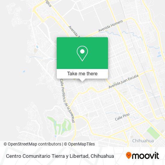 Centro Comunitario Tierra y Libertad map