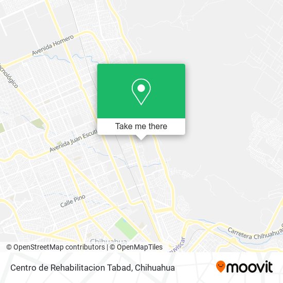 Centro de Rehabilitacion Tabad map