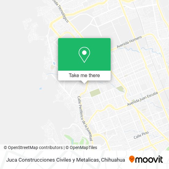 Mapa de Juca Construcciones Civiles y Metalicas