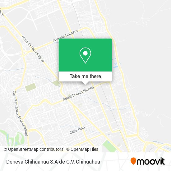 Mapa de Deneva Chihuahua S.A de C.V