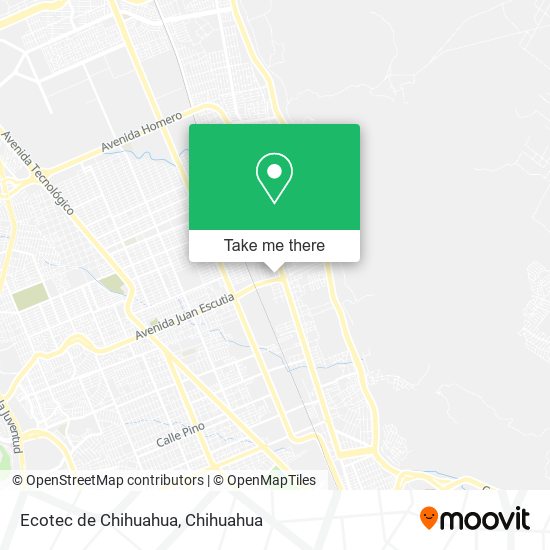 Mapa de Ecotec de Chihuahua