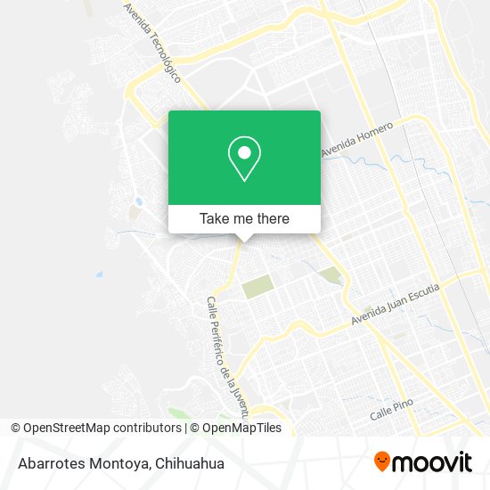 Abarrotes Montoya map