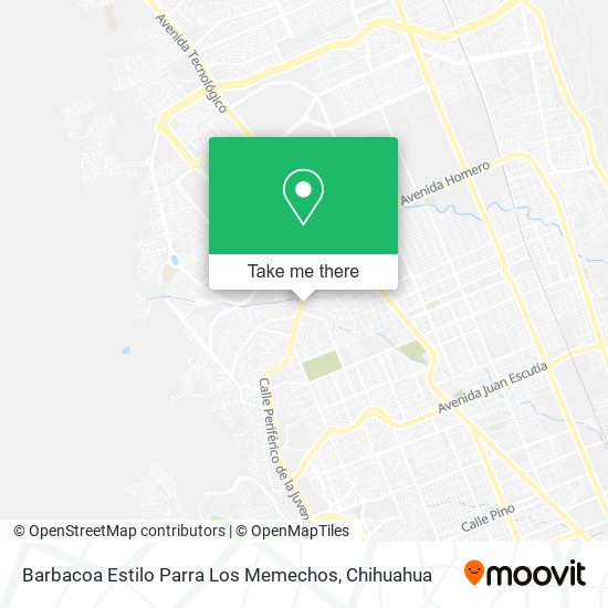 Barbacoa Estilo Parra Los Memechos map