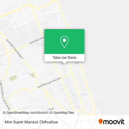 Mapa de Mini Super Marisol