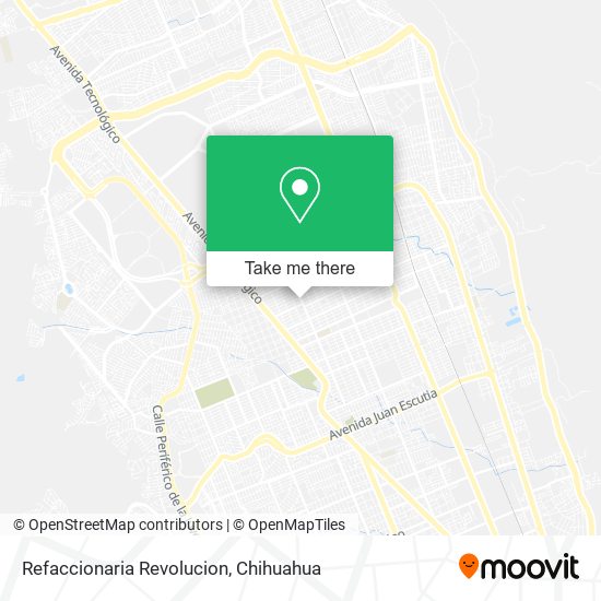 Refaccionaria Revolucion map