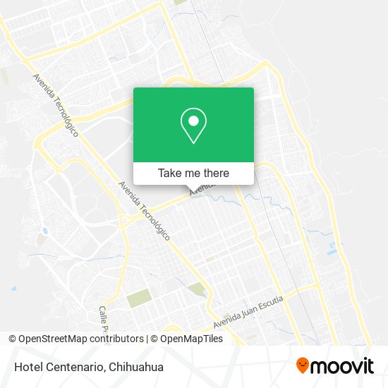 Mapa de Hotel Centenario