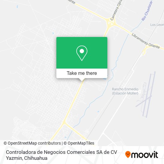 Controladora de Negocios Comerciales SA de CV Yazmin map