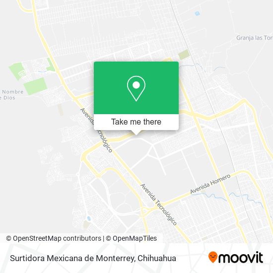 Surtidora Mexicana de Monterrey map