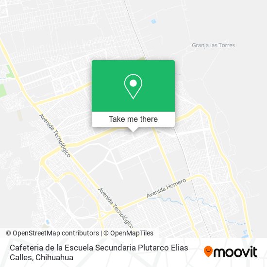 Cafeteria de la Escuela Secundaria Plutarco Elias Calles map