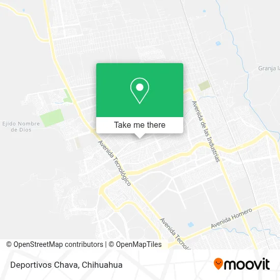 Deportivos Chava map