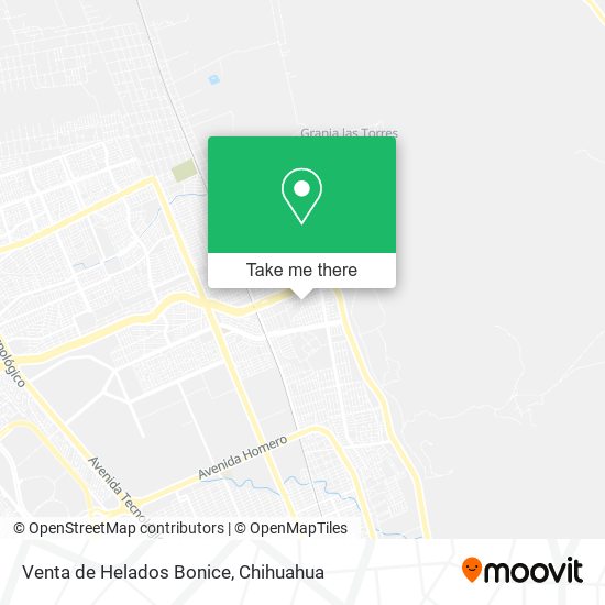 Mapa de Venta de Helados Bonice