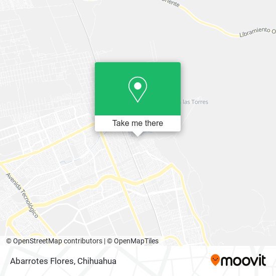 Abarrotes Flores map