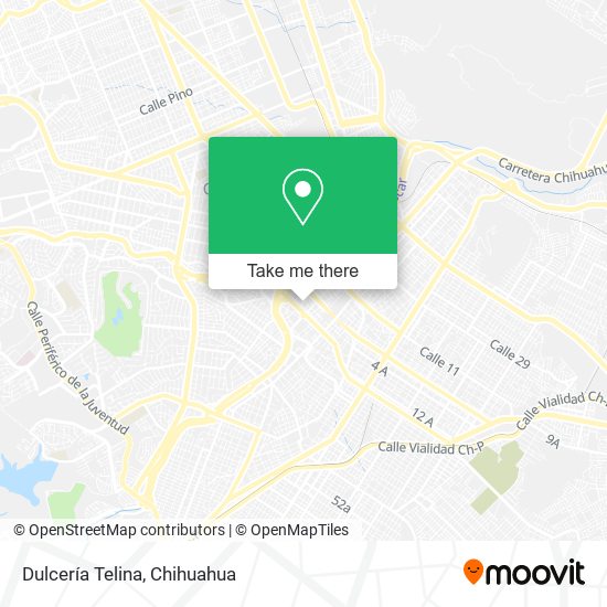 Mapa de Dulcería Telina