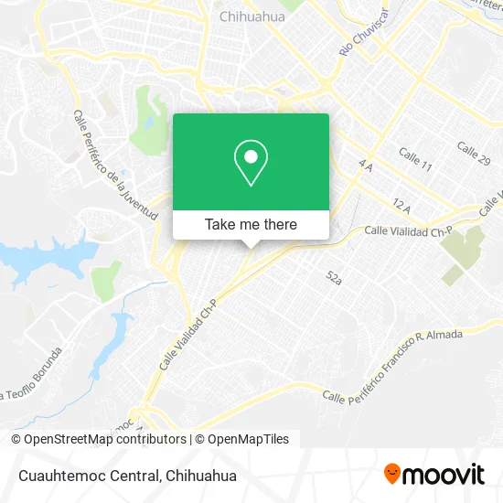 Mapa de Cuauhtemoc Central