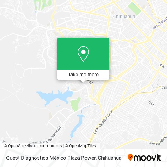 Mapa de Quest Diagnostics México Plaza Power