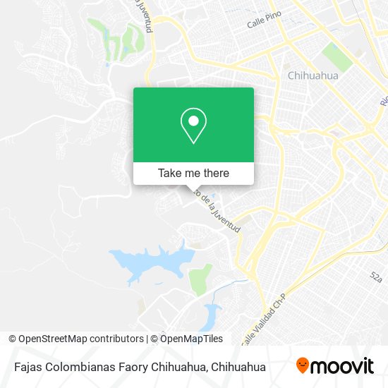 Fajas Colombianas Faory Chihuahua map