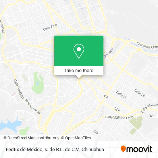 FedEx de México, s. de R.L. de C.V. map