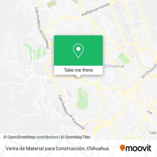 Mapa de Venta de Material para Construcción