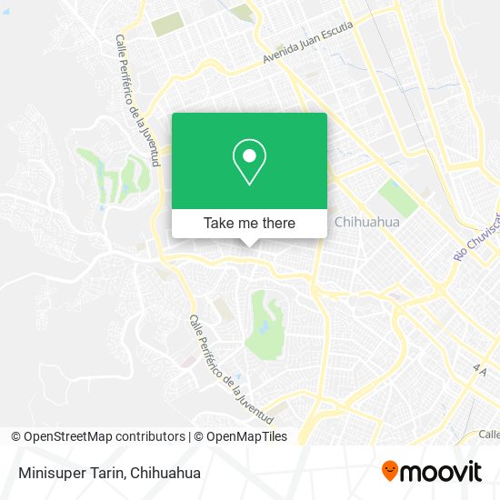 Mapa de Minisuper Tarin