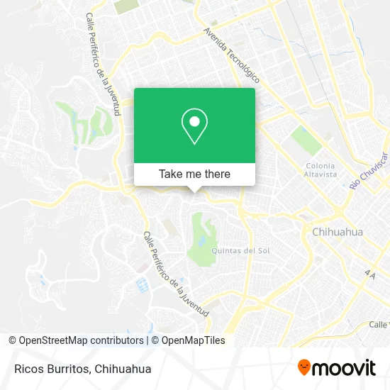 Ricos Burritos map