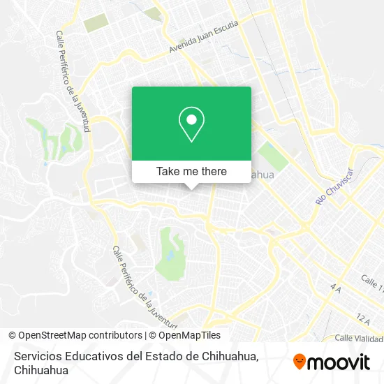 Mapa de Servicios Educativos del Estado de Chihuahua