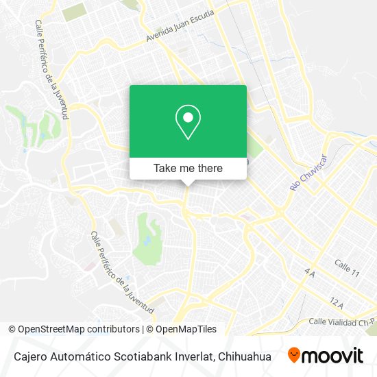 Mapa de Cajero Automático Scotiabank Inverlat