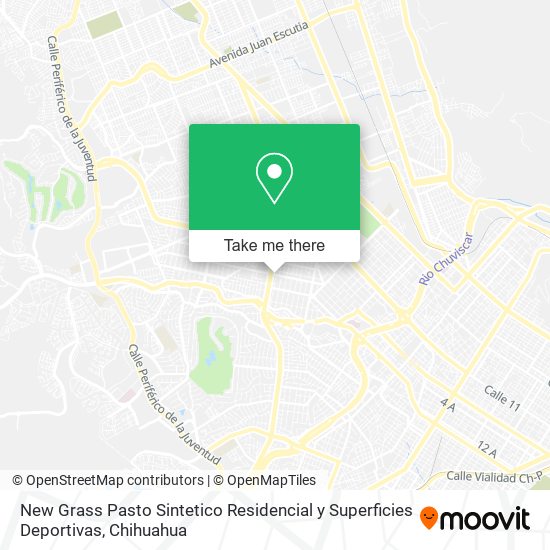 Mapa de New Grass Pasto Sintetico Residencial y Superficies Deportivas