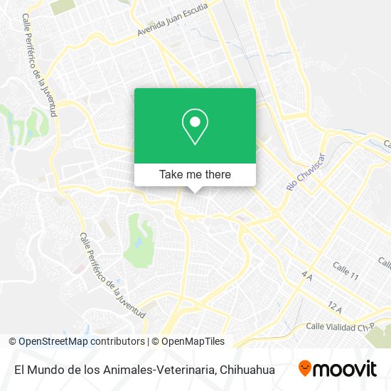 El Mundo de los Animales-Veterinaria map