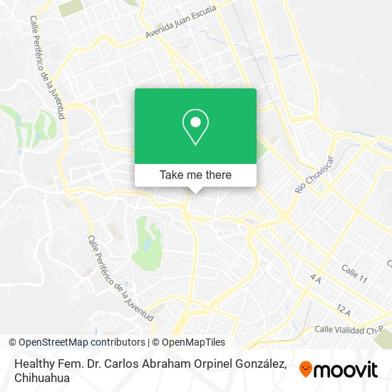 Mapa de Healthy Fem. Dr. Carlos Abraham Orpinel González