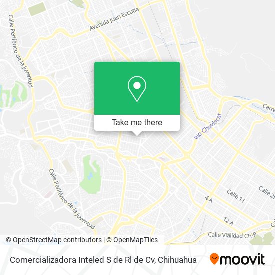 Mapa de Comercializadora Inteled S de Rl de Cv