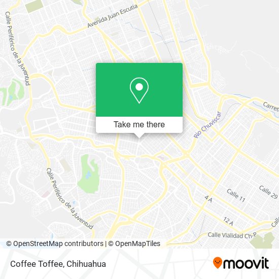 Mapa de Coffee Toffee