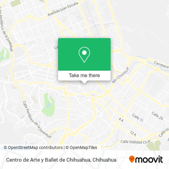 Centro de Arte y Ballet de Chihuahua map
