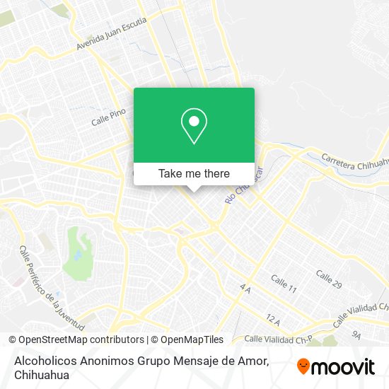 Alcoholicos Anonimos Grupo Mensaje de Amor map